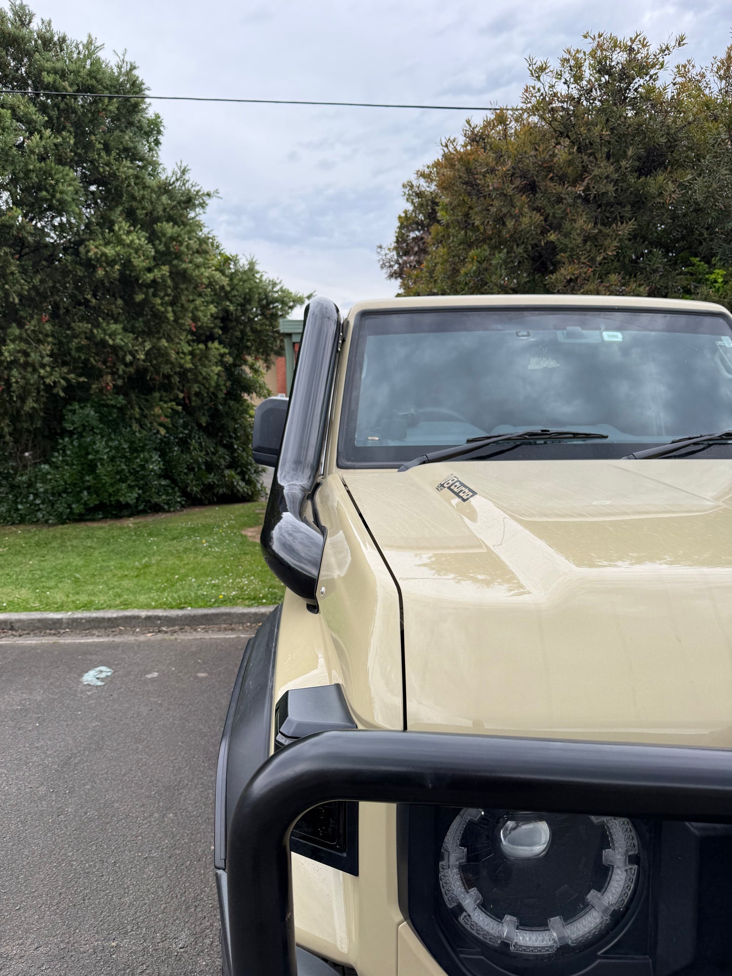 76/78/79 Series Toyota LandCruiser 5" - FACELIFT MODEL Stainless Steel Snorkel