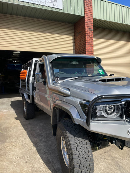 76/78/79 Series Toyota LandCruiser 5" Stainless Steel Snorkel (PRE-FACELIFT)
