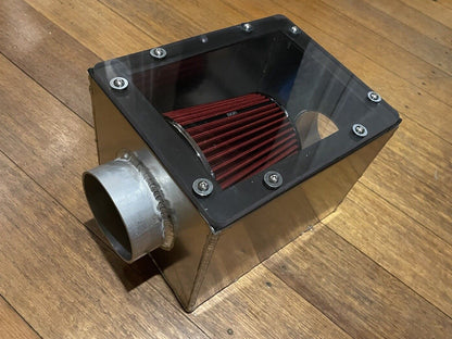 4” clear lid universal air box