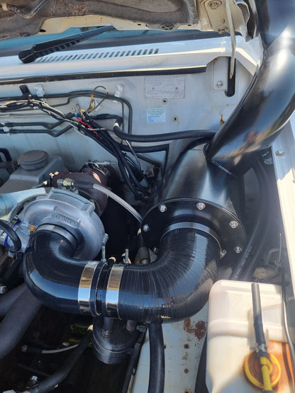 Nissan GQ Patrol Bonnet Entry 4" Stainless Snorkel